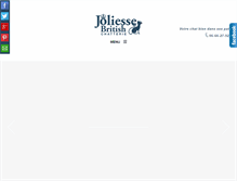 Tablet Screenshot of joliessebritish.com